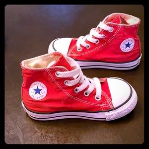 Red Converse Sneaker Toddler Boy size 7